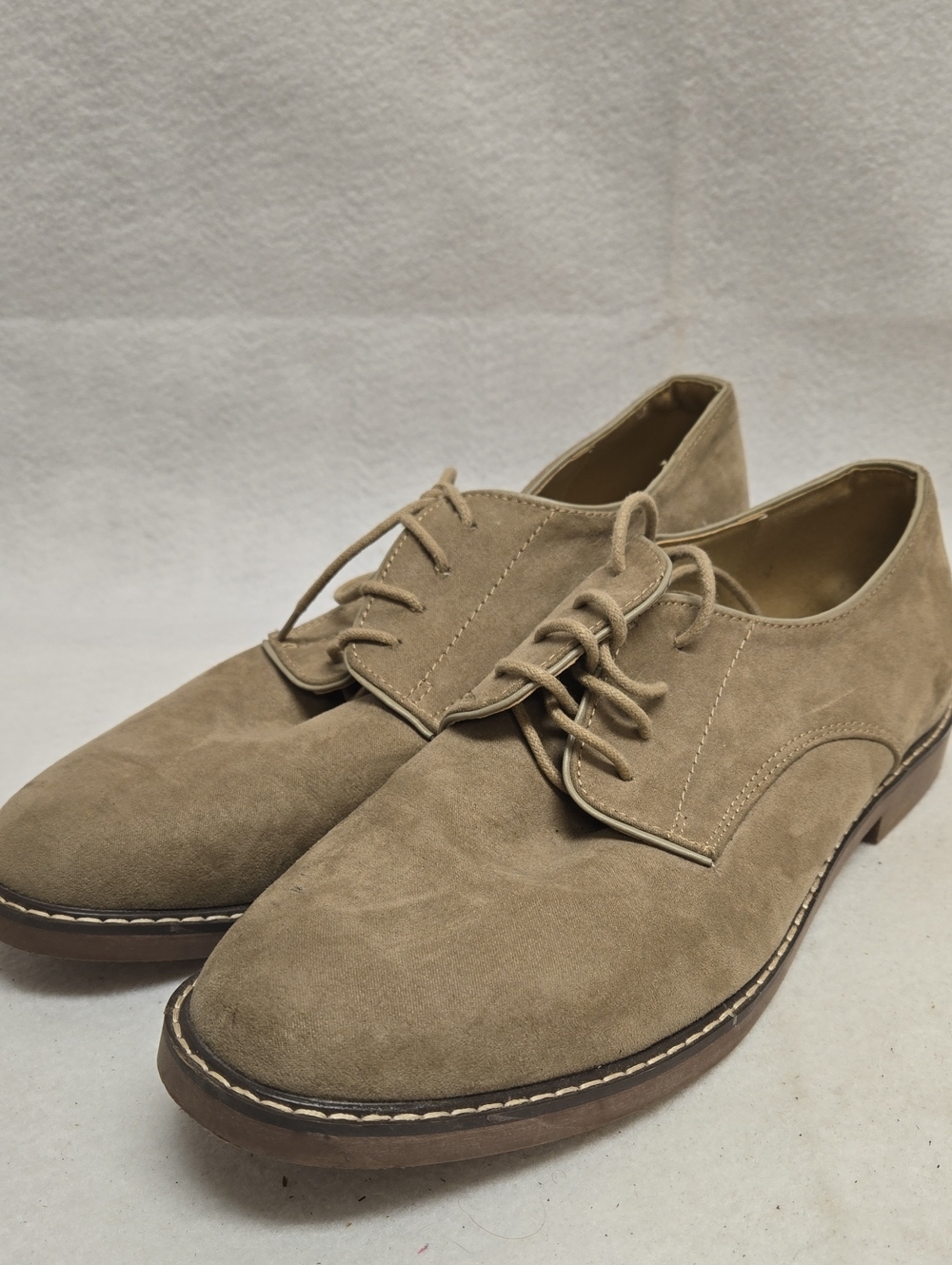 Old Navy Suede Derby Shoes in Tan Men's 9